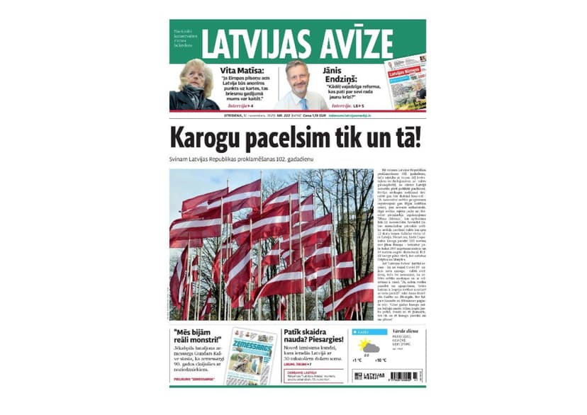 Подписка на LATVIJAS AVĪZE (1 мес.)