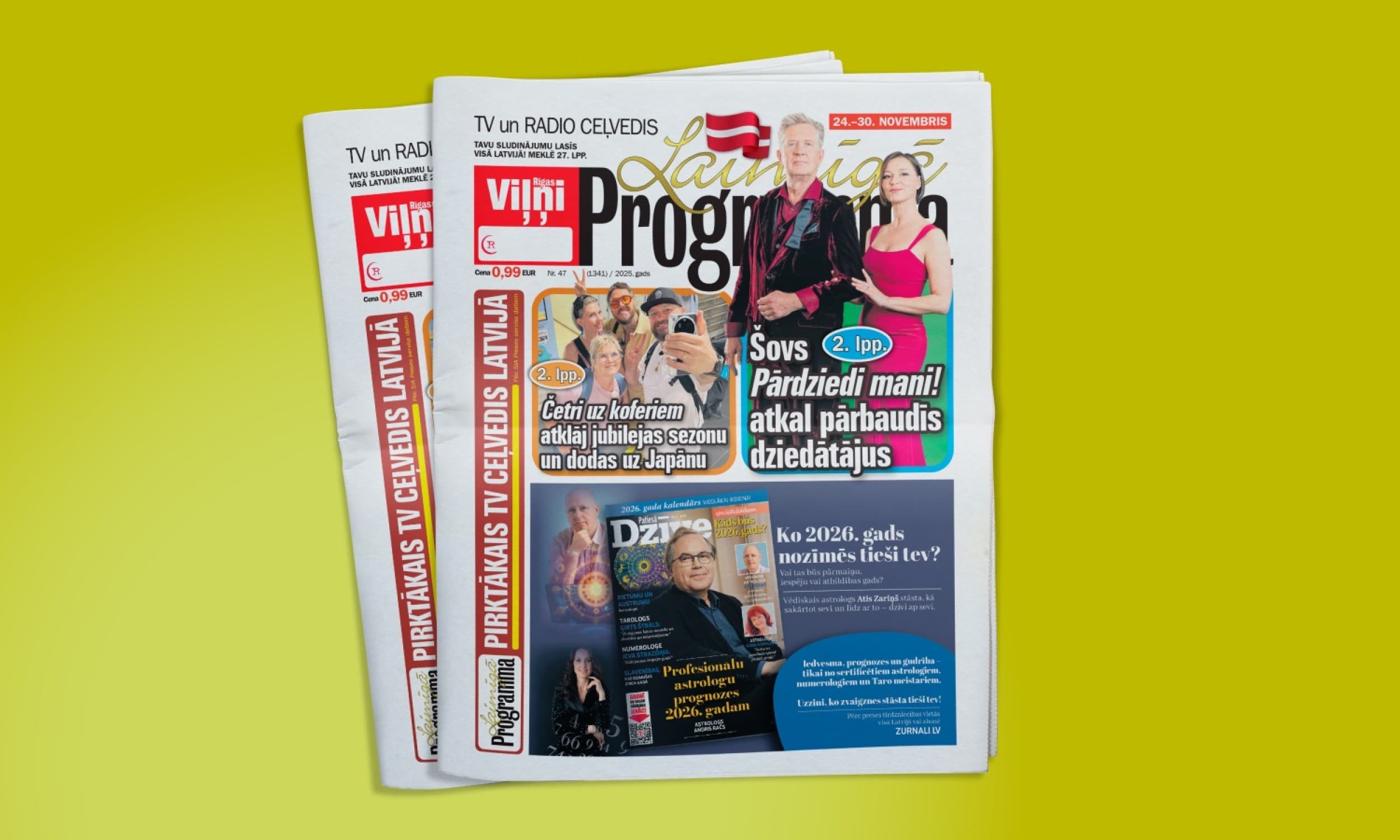 Avīzes LAIMĪGĀ PROGRAMMA abonements (6 mēn.)