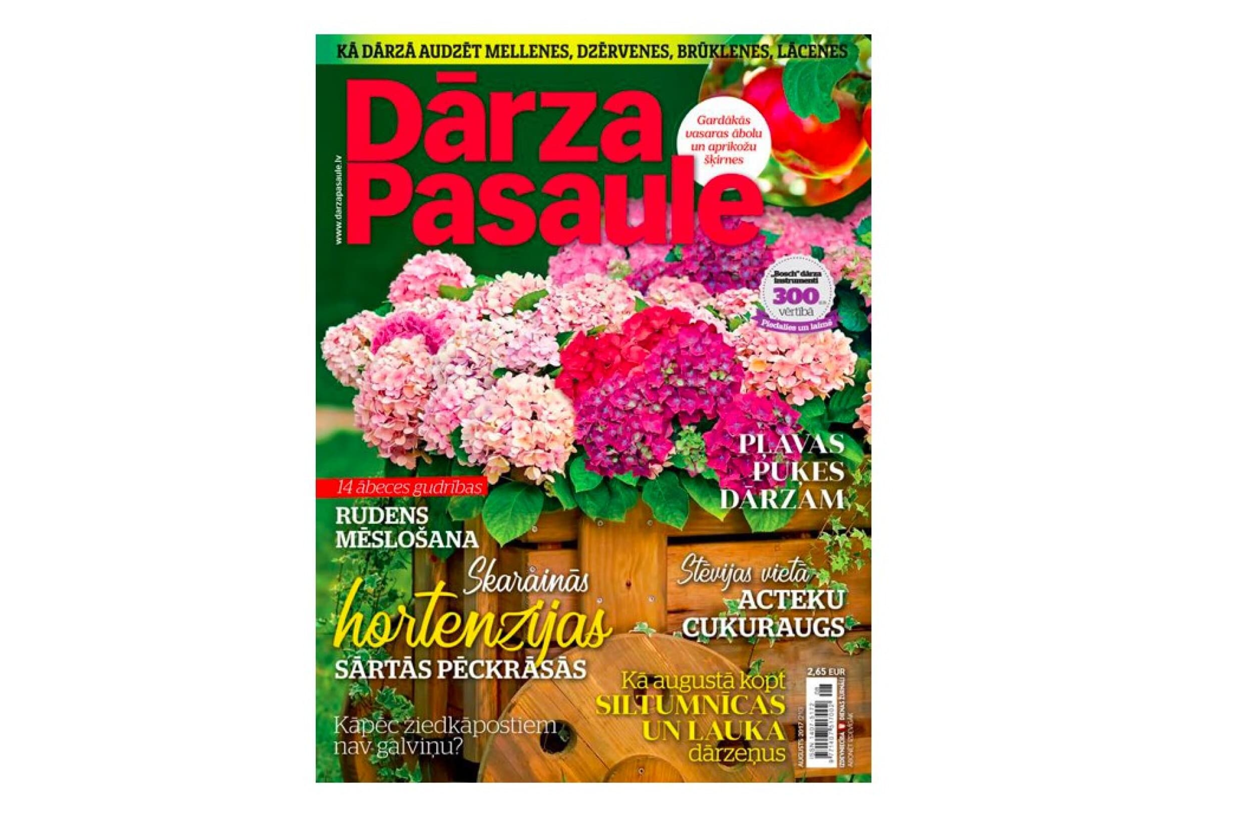 Dāvanu karte žurnāla DĀRZA PASAULE abonementam (12 mēn.)