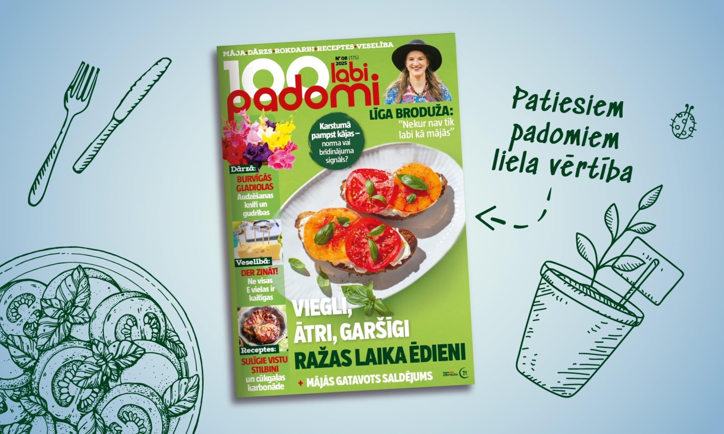 Žurnāla 100 LABI PADOMI abonements (6 mēn.) | Davanu Serviss