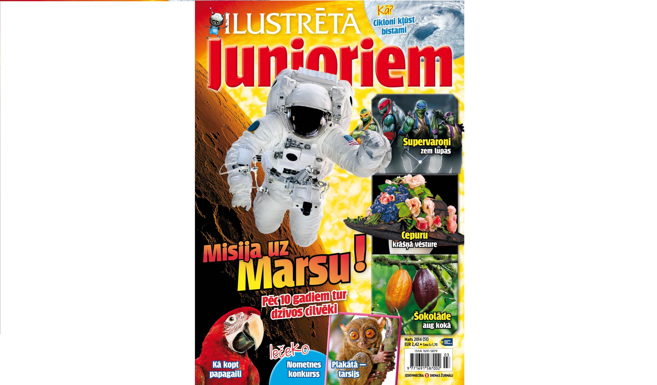 Dāvanu karte žurnāla ILUSTRĒTĀ JUNIORIEM abonementam (12 mēn.)