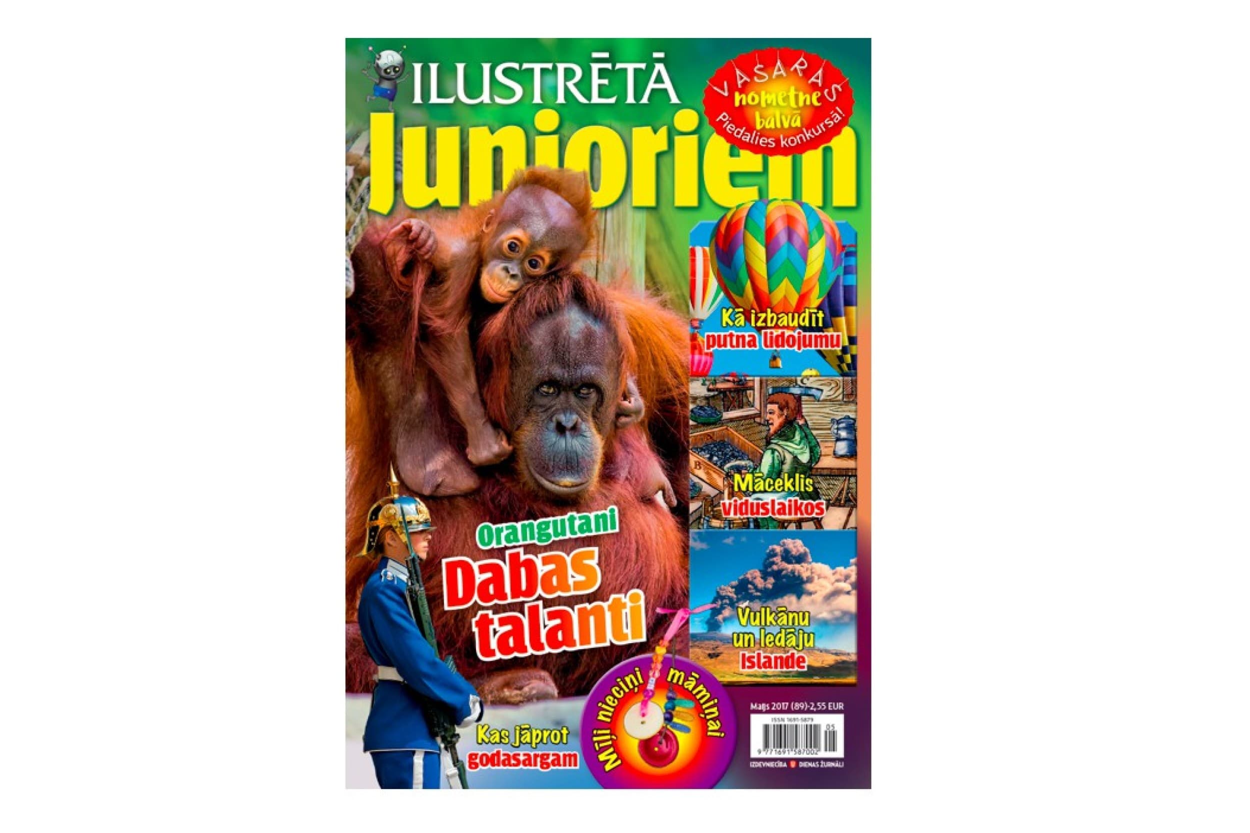 Dāvanu karte žurnāla ILUSTRĒTĀ JUNIORIEM abonementam (12 mēn.)