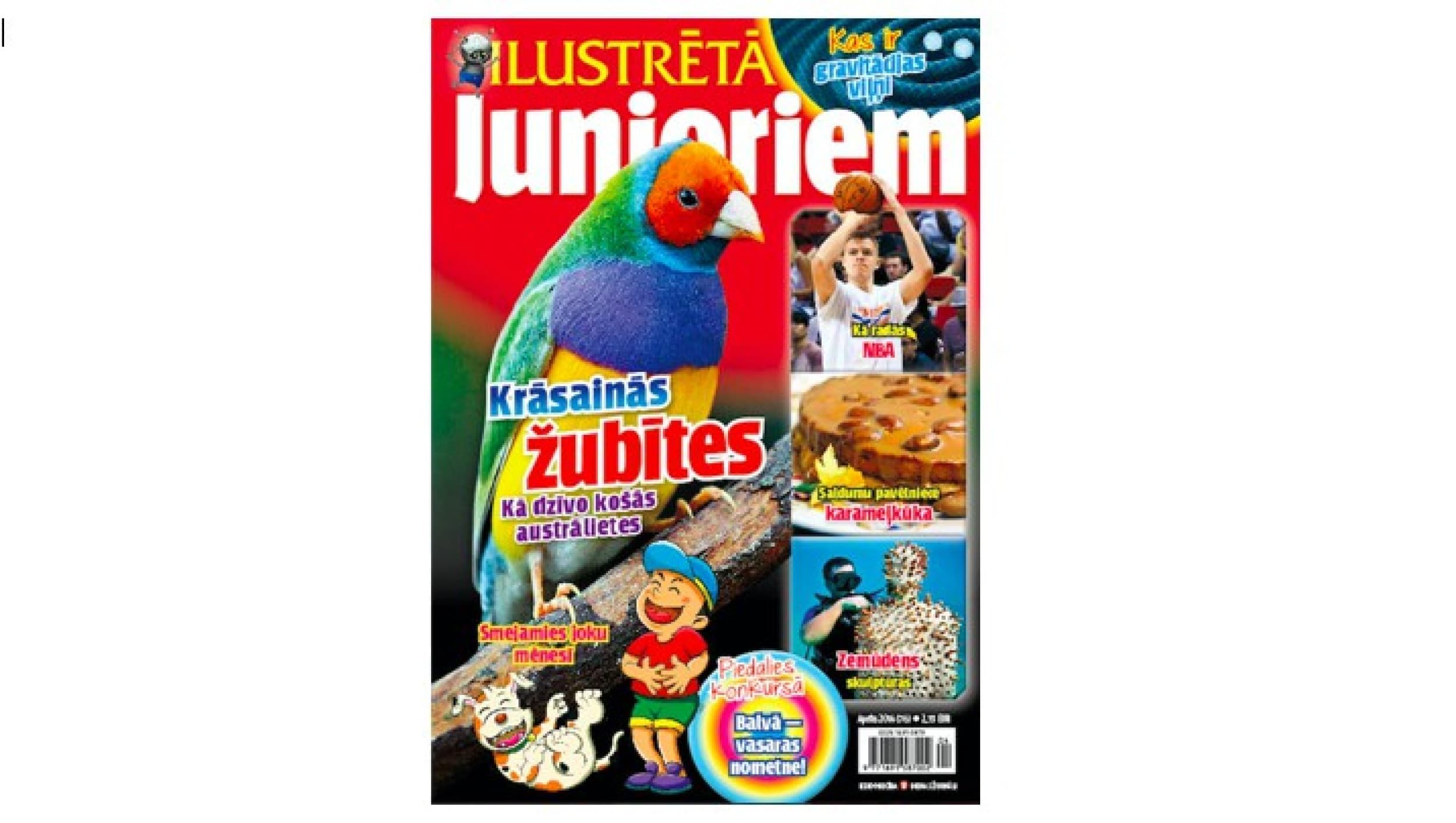 Dāvanu karte žurnāla ILUSTRĒTĀ JUNIORIEM abonementam (6 mēn.)