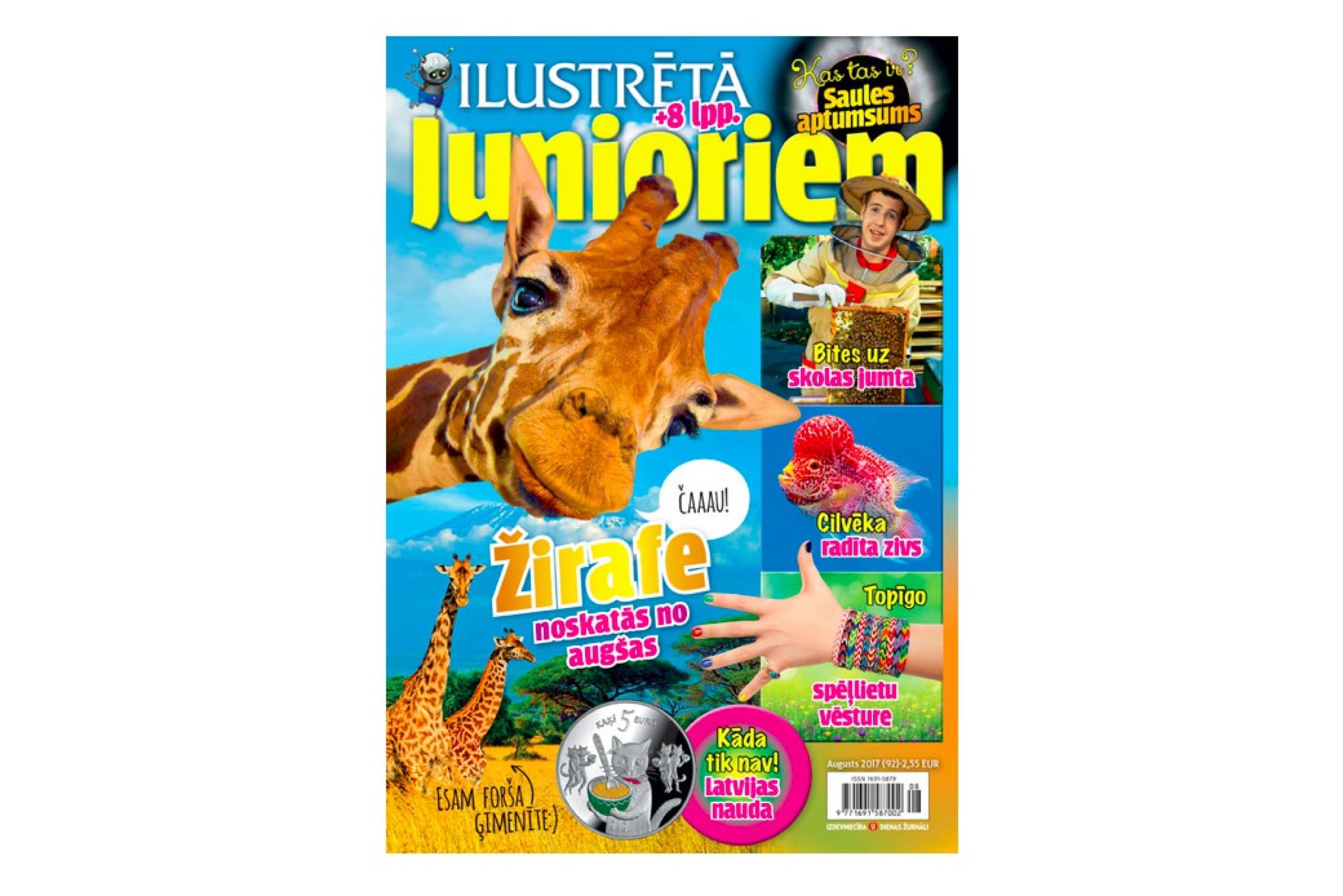 Dāvanu karte žurnāla ILUSTRĒTĀ JUNIORIEM abonementam (6 mēn.)