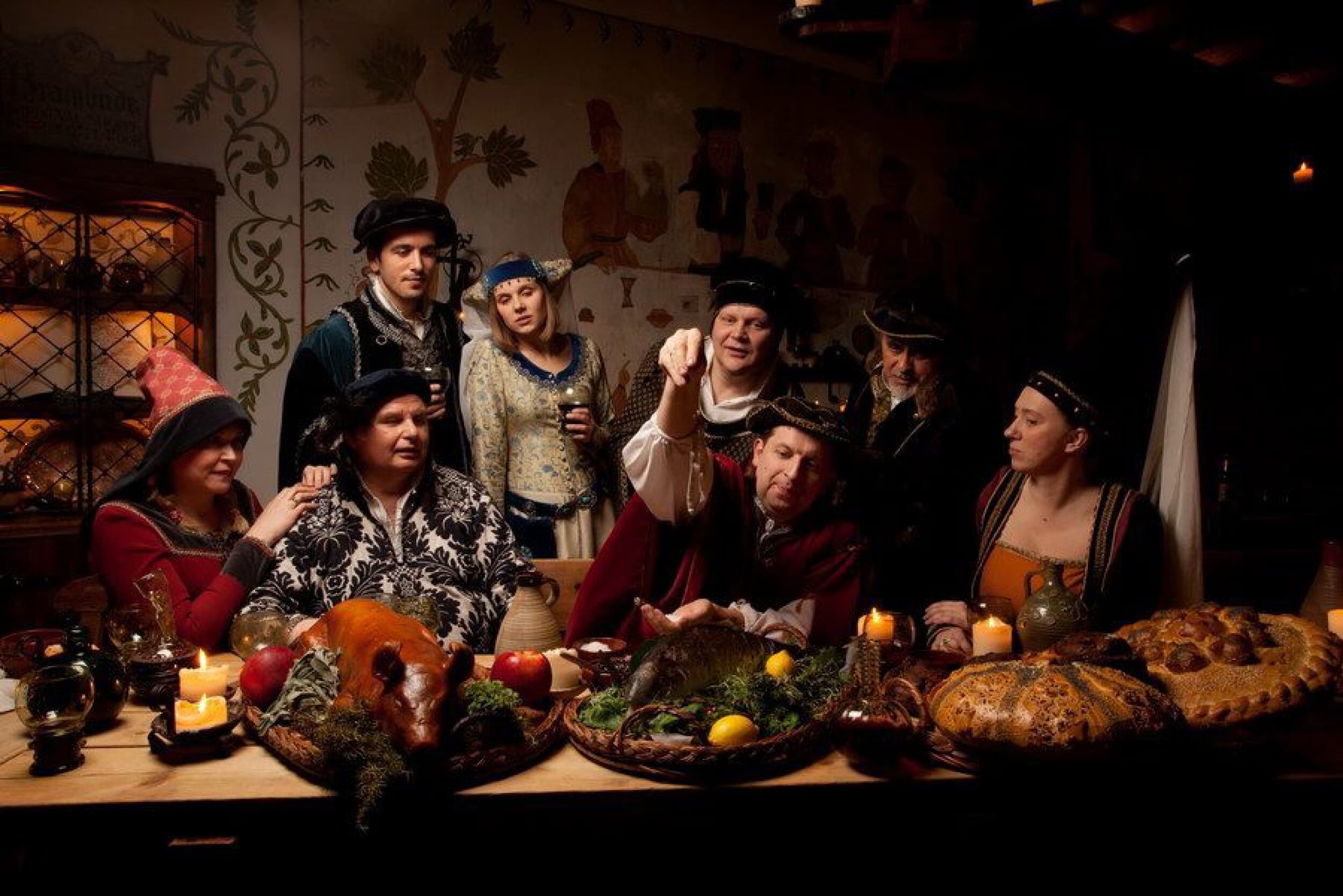Средневековое пиршество в «Olde Hansa»