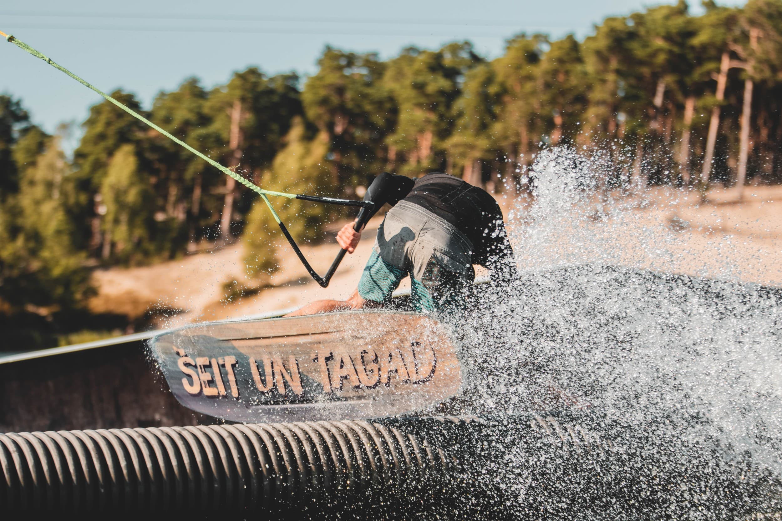 Veikbords aktīvās atpūtas parkā „BB wakepark” | Davanu Serviss