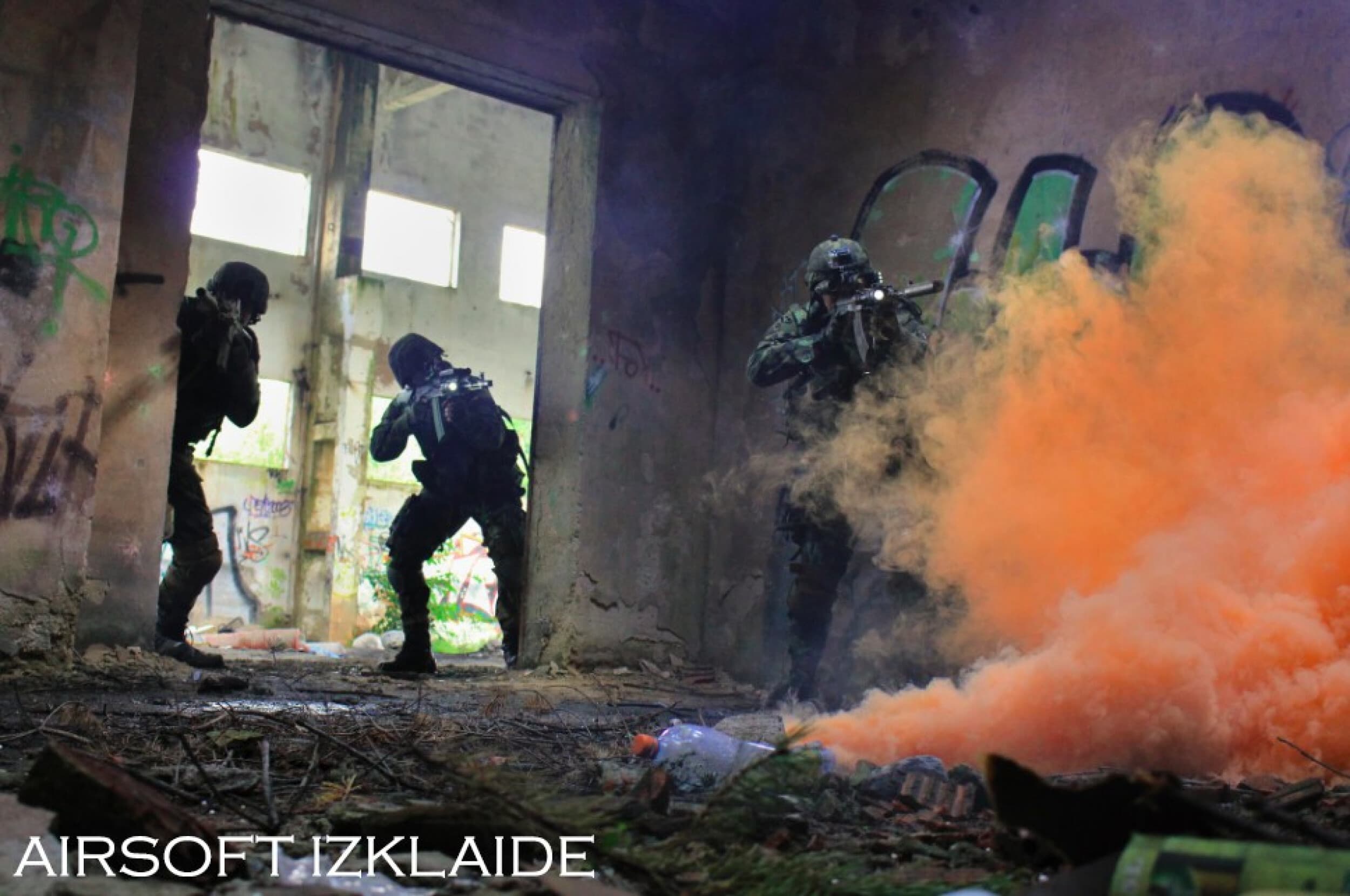 Airsoft militārā izklaide divām personām | Davanu Serviss