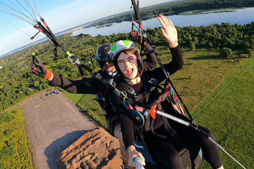 Tandēma lidojums ar paraplānu + VIDEO (Rīga/Jēkabpils) 