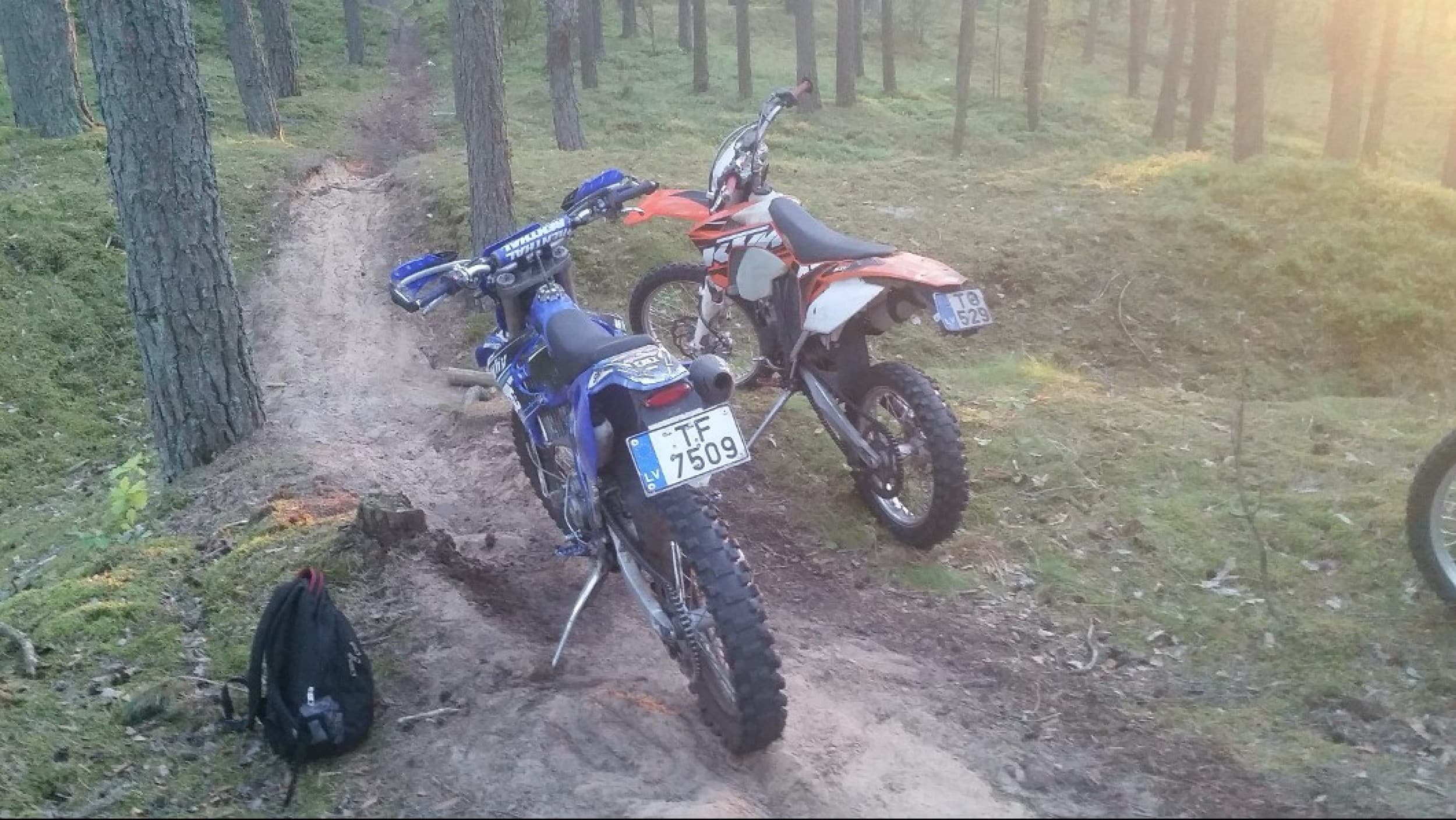 Brauciens ar 125cc motociklu (1 personai) | Davanu Serviss