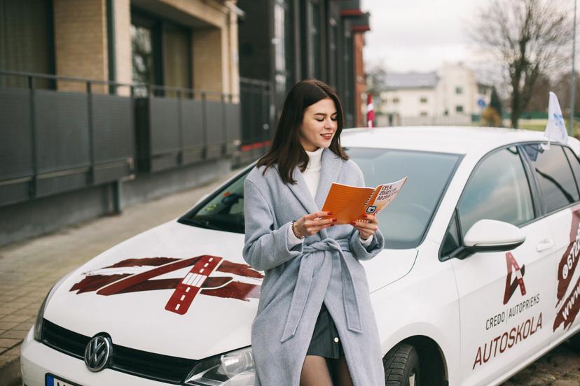 B kategorijas teorētiskā apmācība autoskolā “Credo Autoprieks” 