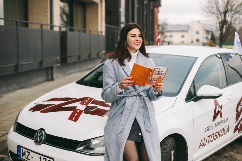 B kategorijas apmācība autoskolā "Credo Autoprieks"