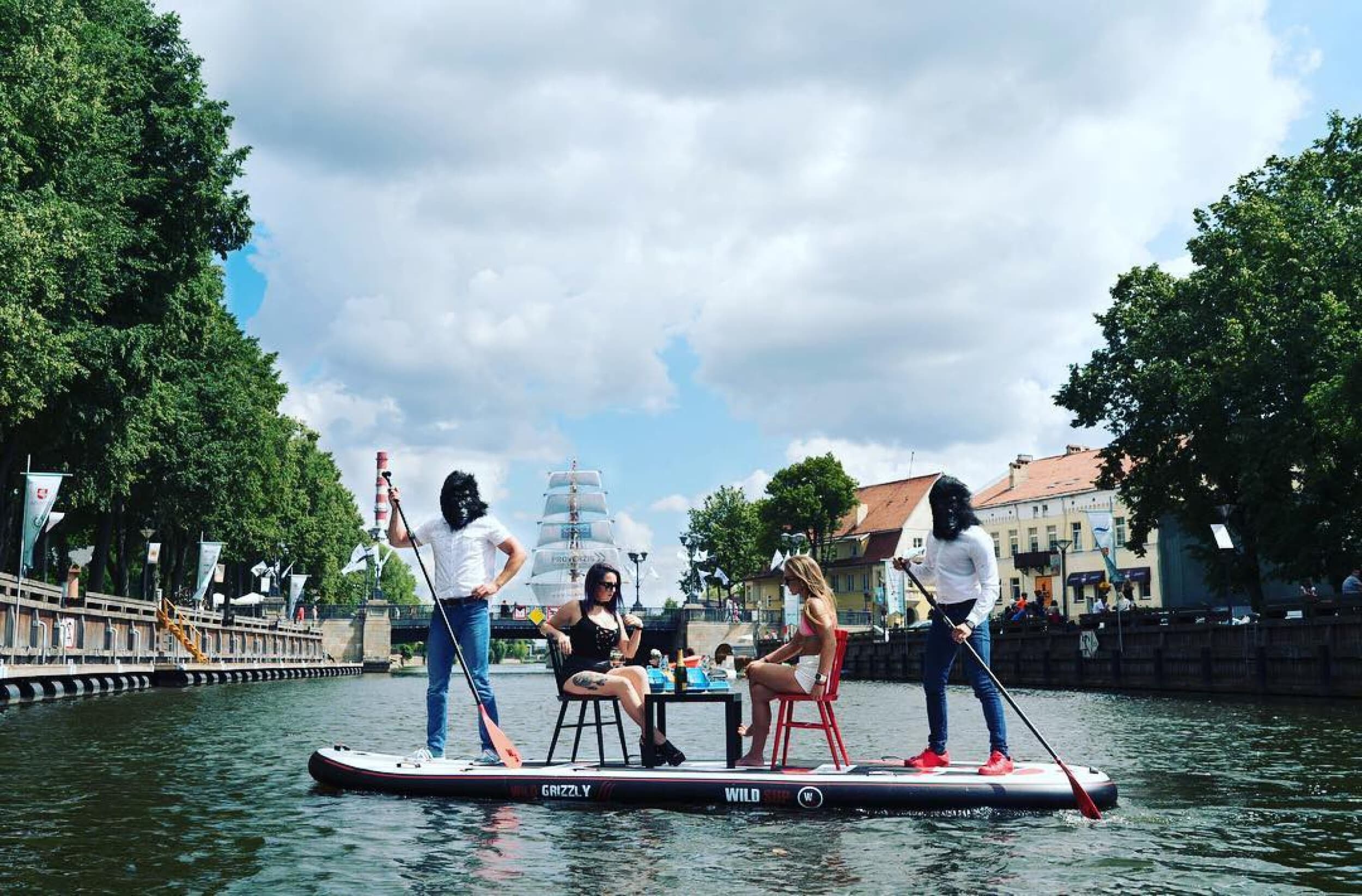Lielā WILD SUP dēļa noma diviem