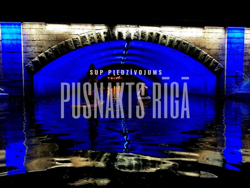 SUP pusnakts piedzīvojums (1 pers.)