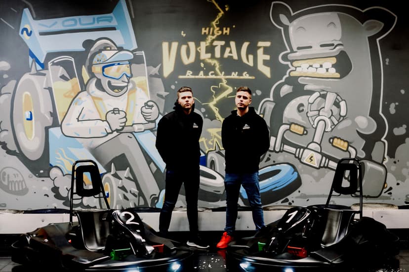 Piedzīvojums elektrokartingu hallē „High Voltage”