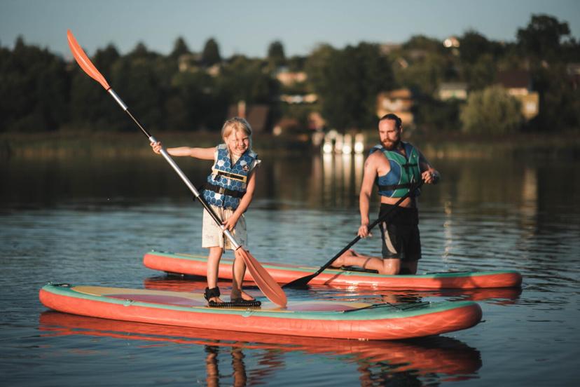 Brauciens ar SUP dēļiem diviem no ’’Atpūta Ludzā’’ (2 pers., 1 h.)