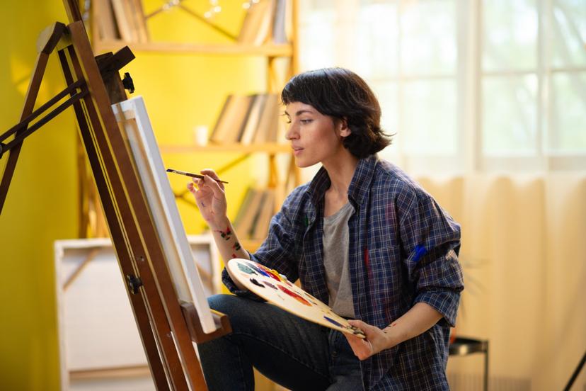 Gleznošanas meistarklase mājās – Art&Wine komplekts ar video