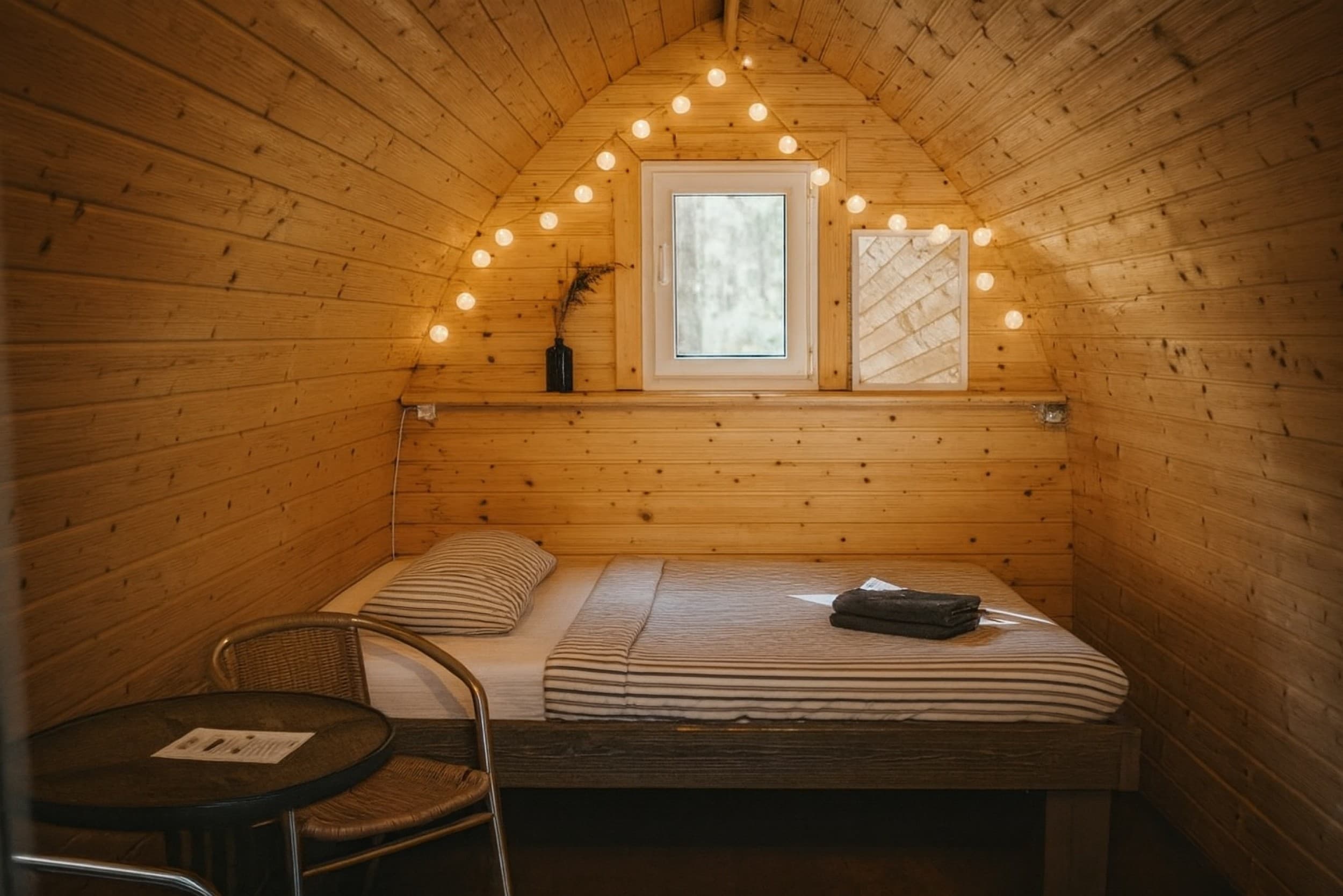 BB camping bungalow в Лиепае – отдых под звездами для двоих | Davanu Serviss