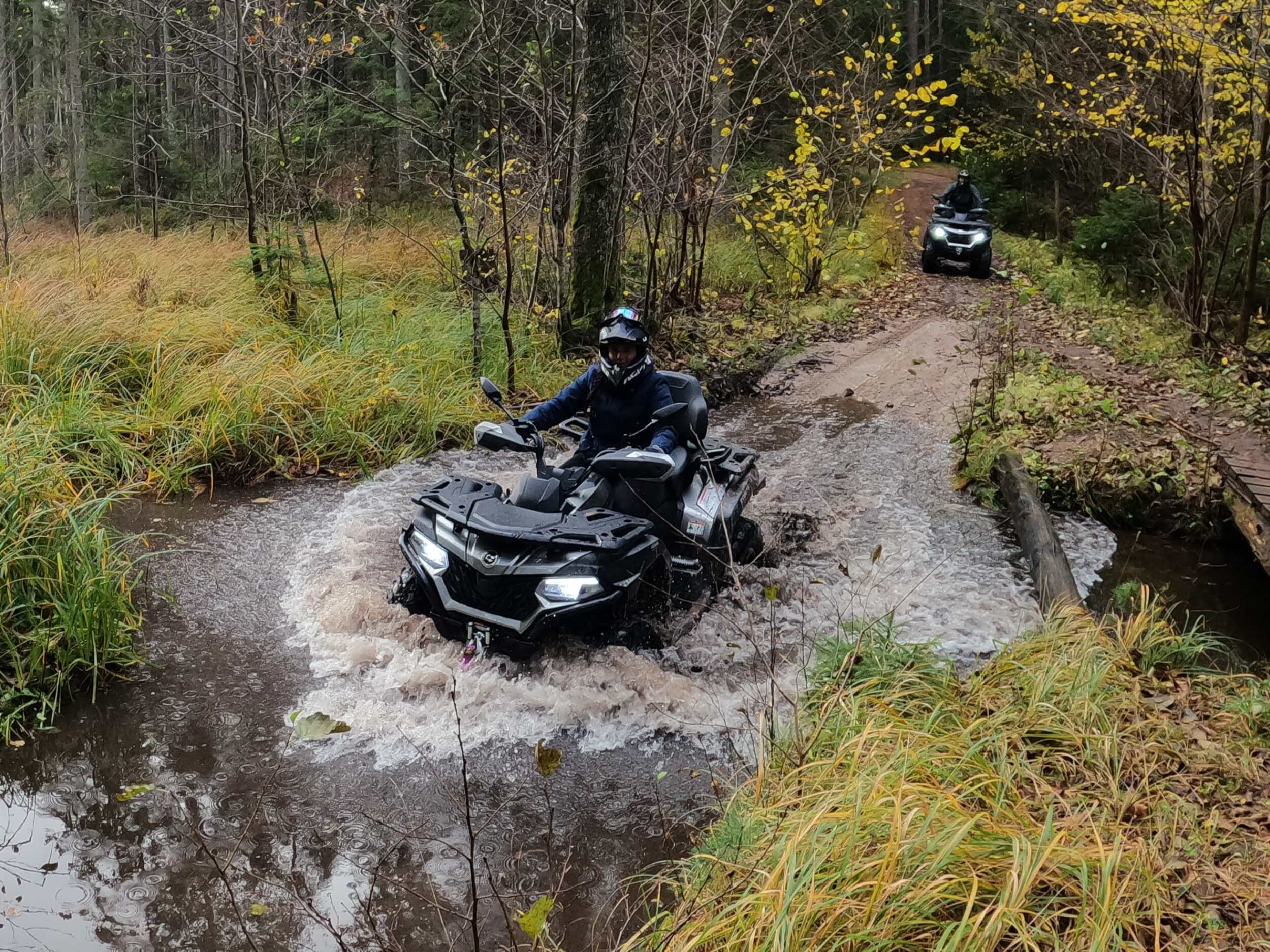 Piedzīvojums ar kvadraciklu Tukumā – 60 min. brauciens (1–2 pers.) | Davanu Serviss