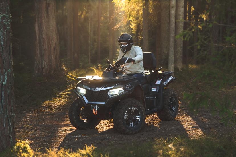 Piedzīvojums ar kvadraciklu Tukumā – 60 min. brauciens (1–2 pers.)