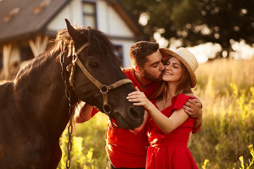 Romantiska izjāde ar pikniku diviem