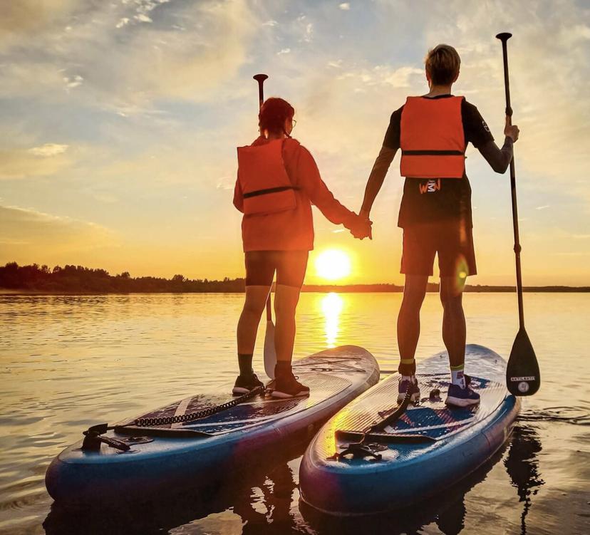 Saulrieta brauciens ar SUP dēli Daugavpilī diviem (2h)