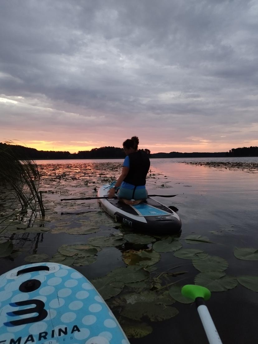 Saullēkts un brokastis Dzirnezerā ar SUP vai kajaku