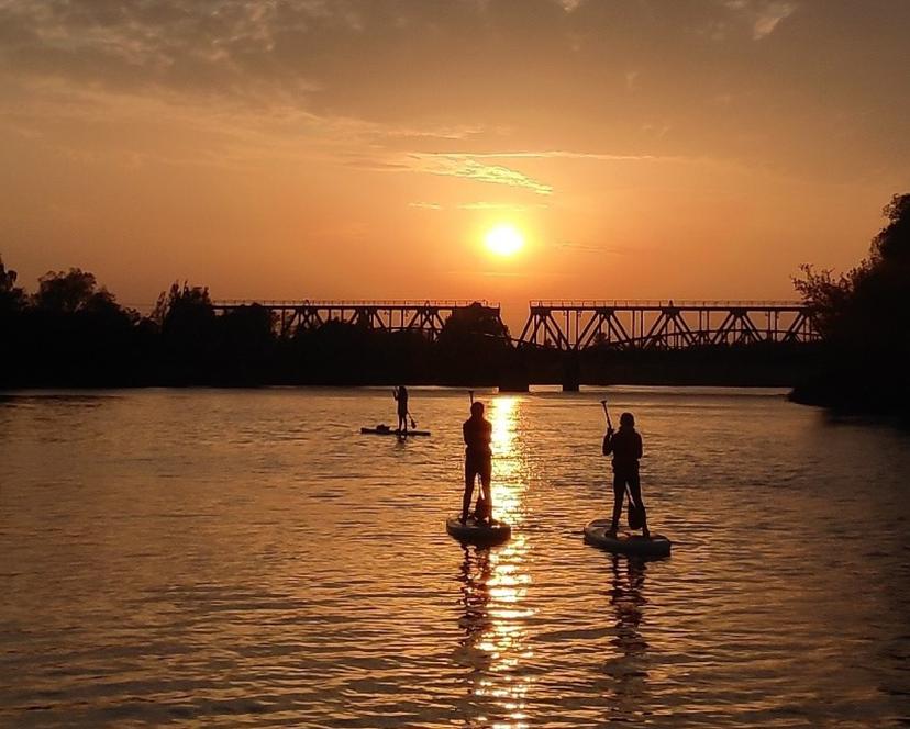 Saulriets un vakariņas Dzirnezerā ar SUP vai kajaku