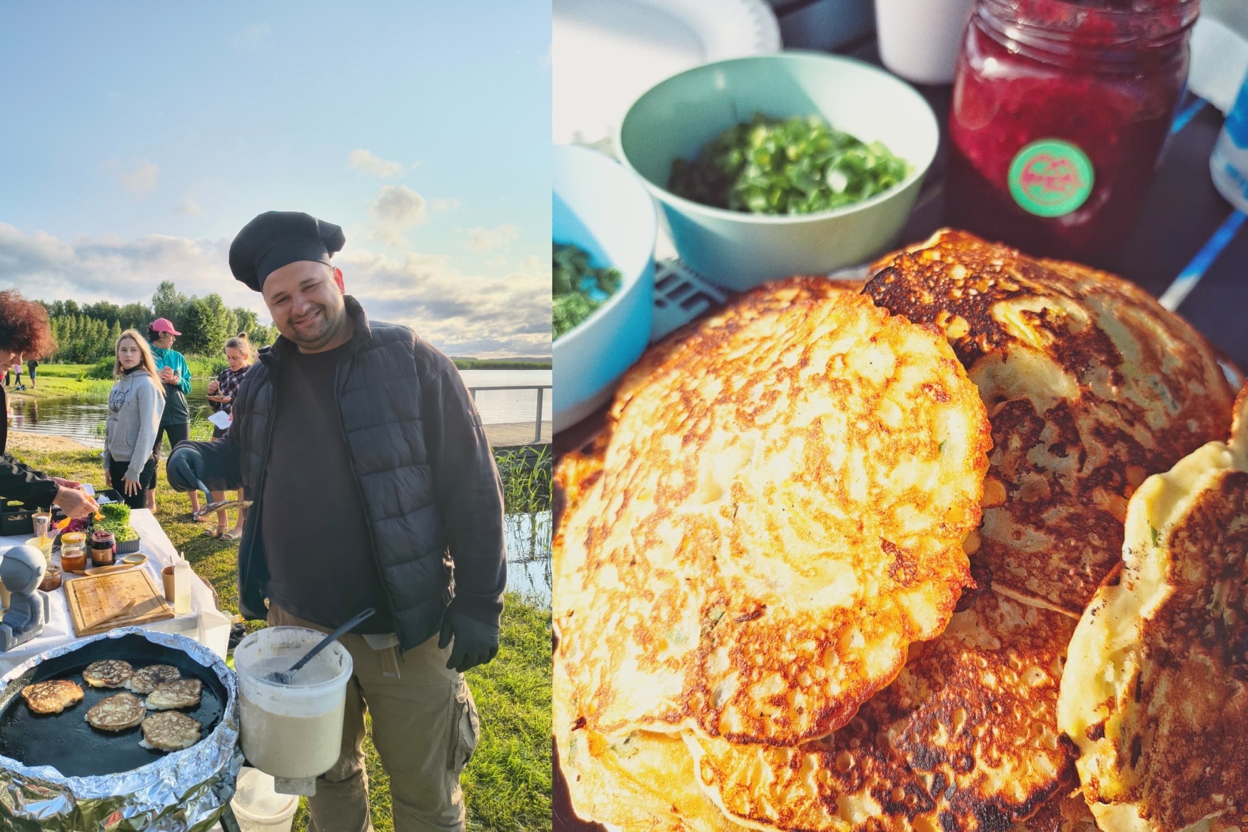 Saullēkts un brokastu pankūkas Ķemeru tīrelī ar SUP/ kajaku