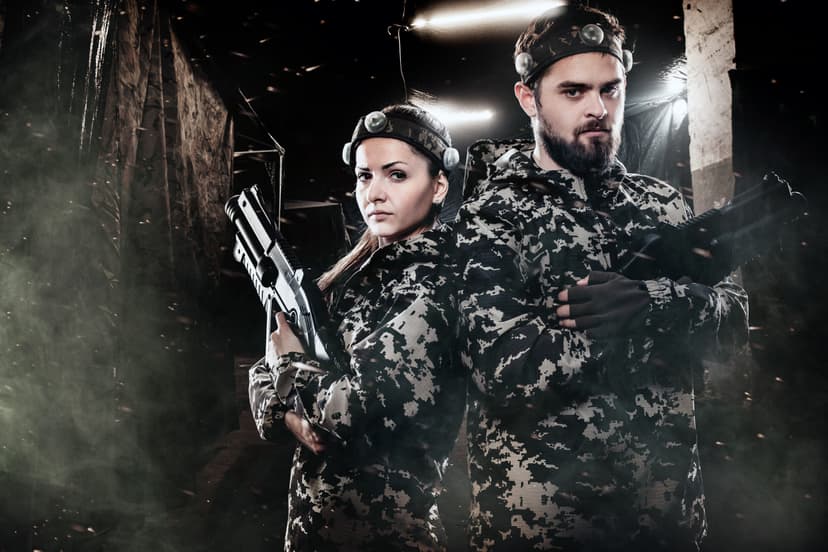 Lāzertaga ballīte Juglas iekštelpu parkā (4 pers.)