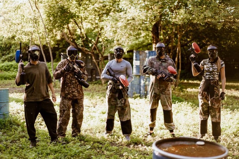 Peintbola ballīte Zaķusalas parkā (6 pers.)