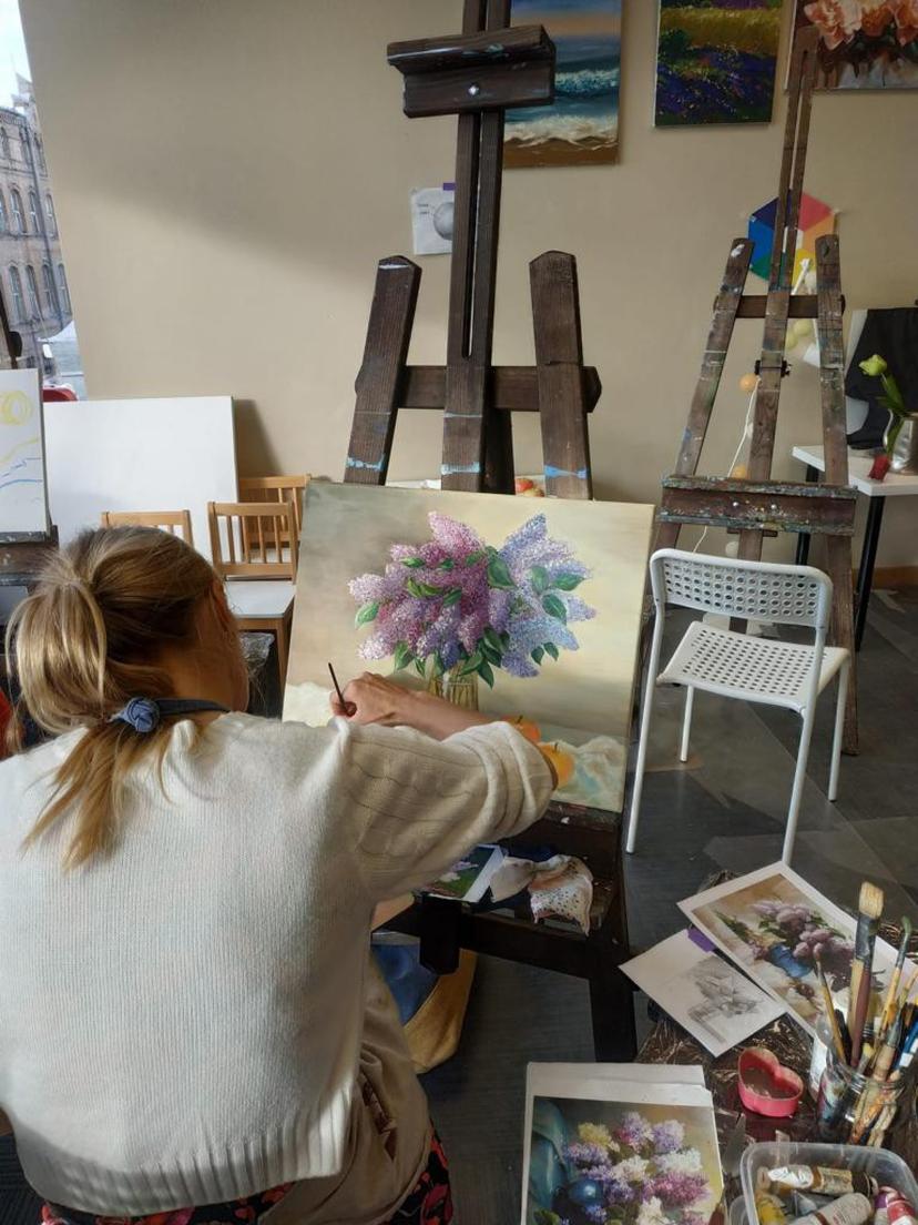 IZO Art gleznošanas kursi pusaudžiem un pieaugušajiem (4 nodarbības)