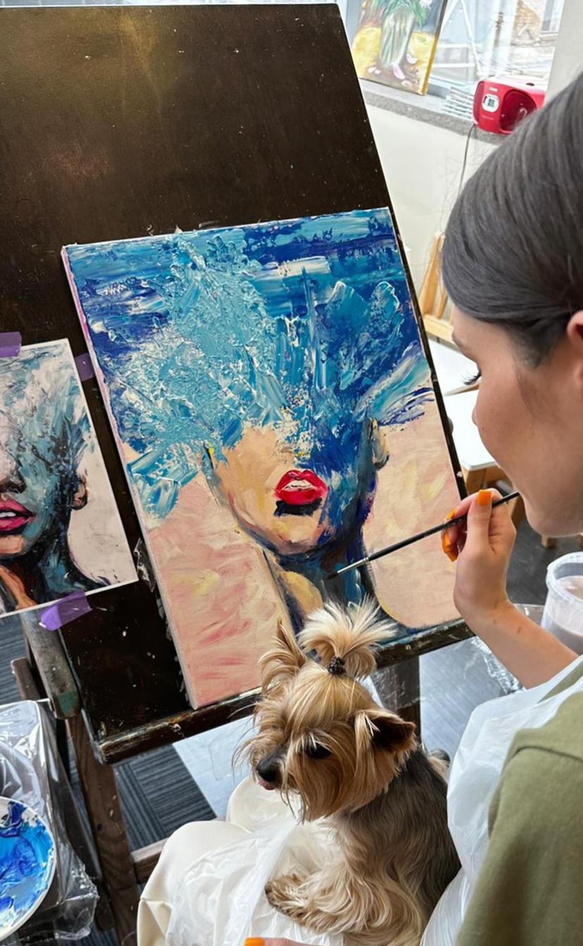 IZO Art gleznošanas kursi pusaudžiem un pieaugušajiem (8 nodarbības)