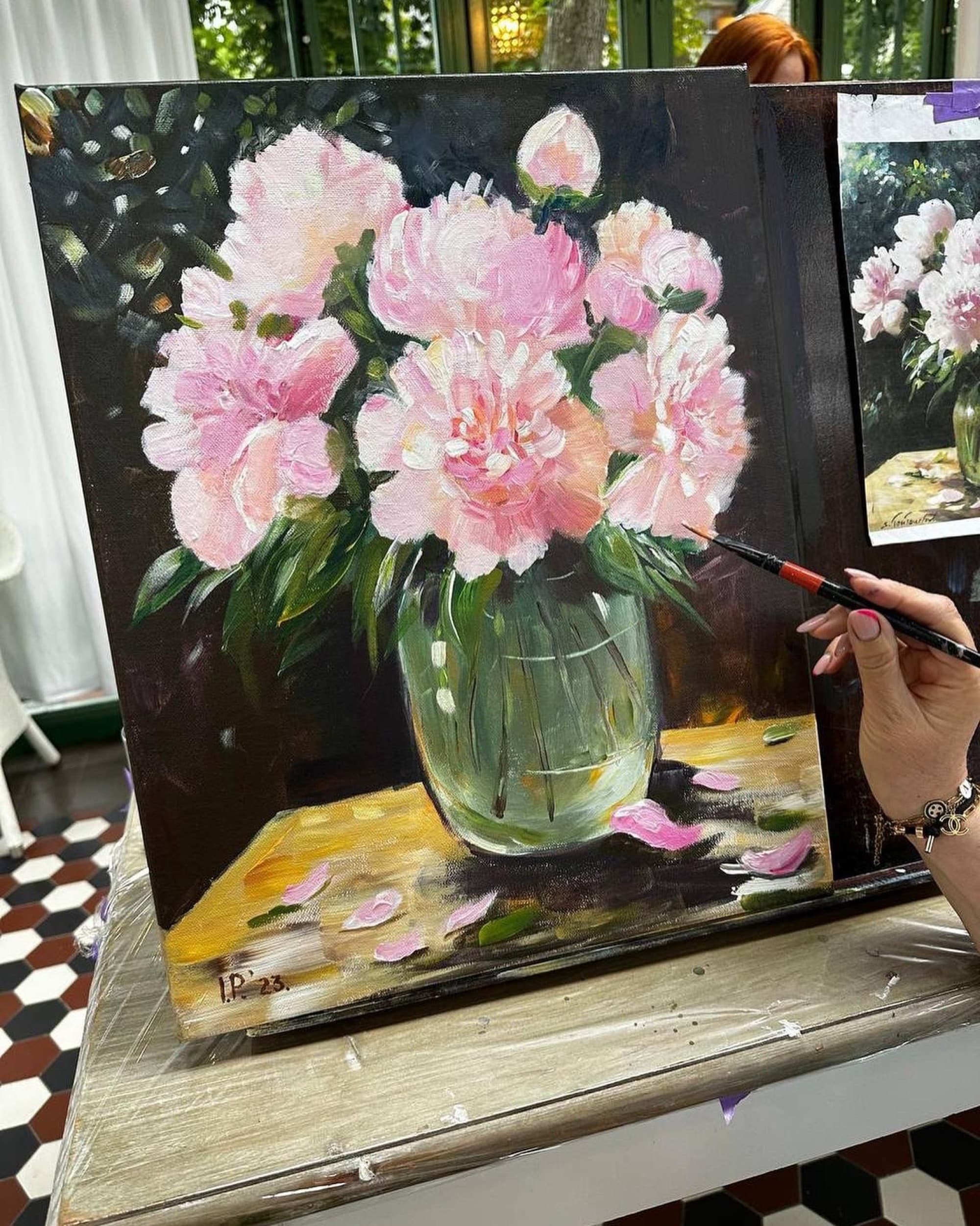 IZO Art glezniecības meistarklase Rīgas studijā | Davanu Serviss