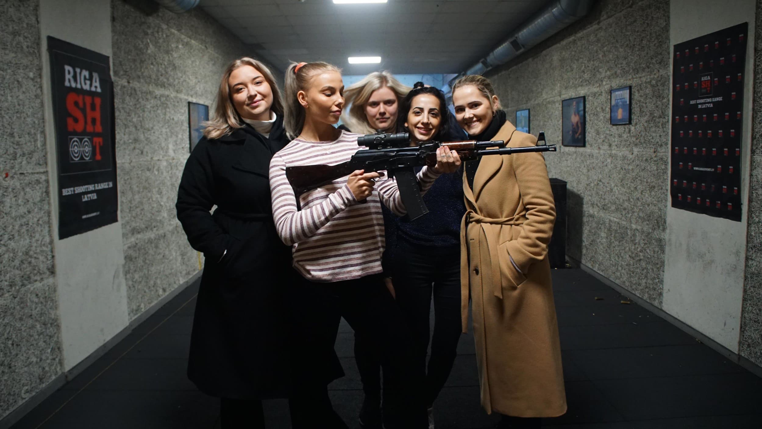 Стрельба из 6 видов оружия RigaShoot – 47 выстрелов