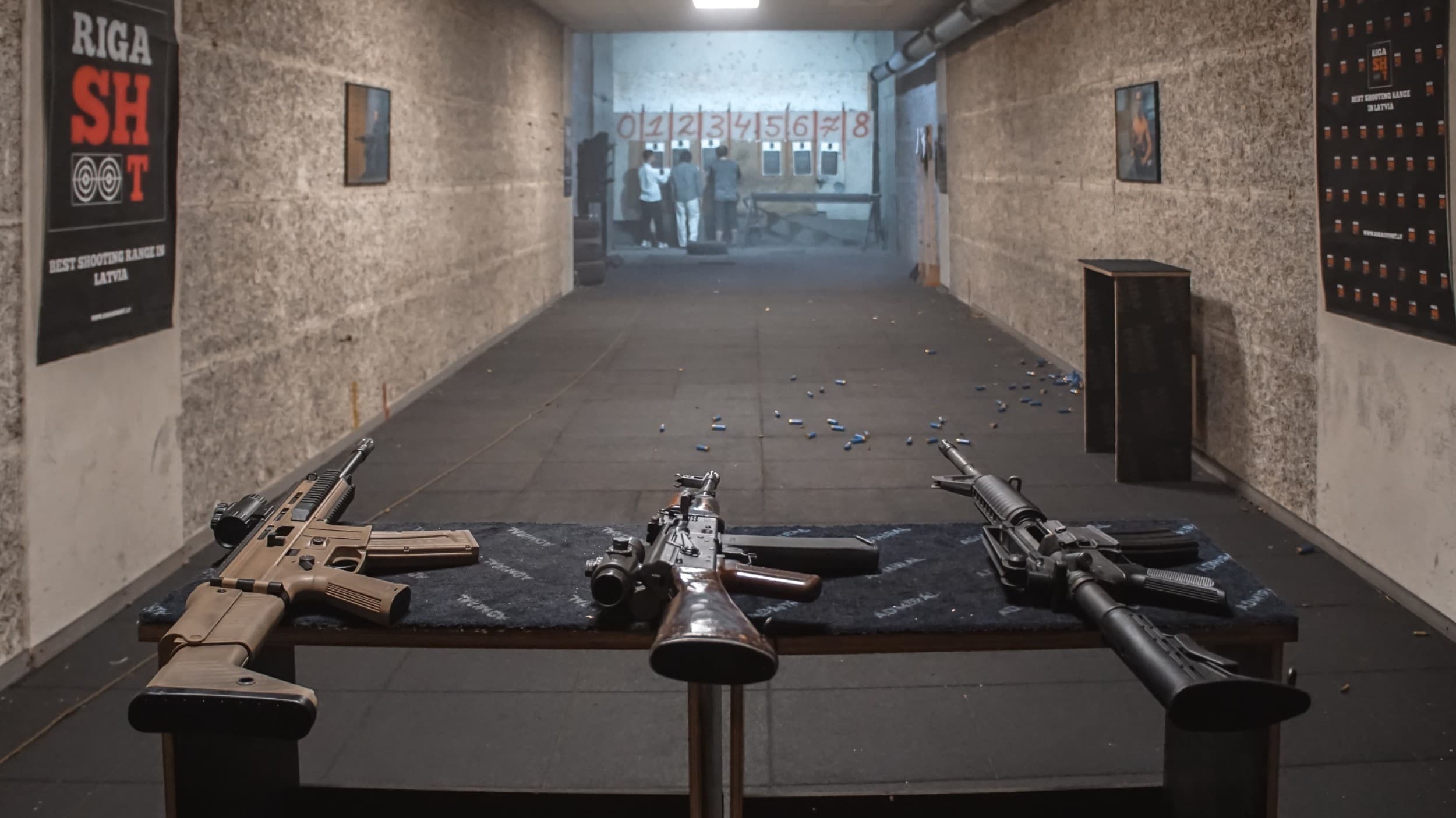 Стрельба из 6 видов оружия RigaShoot – 47 выстрелов