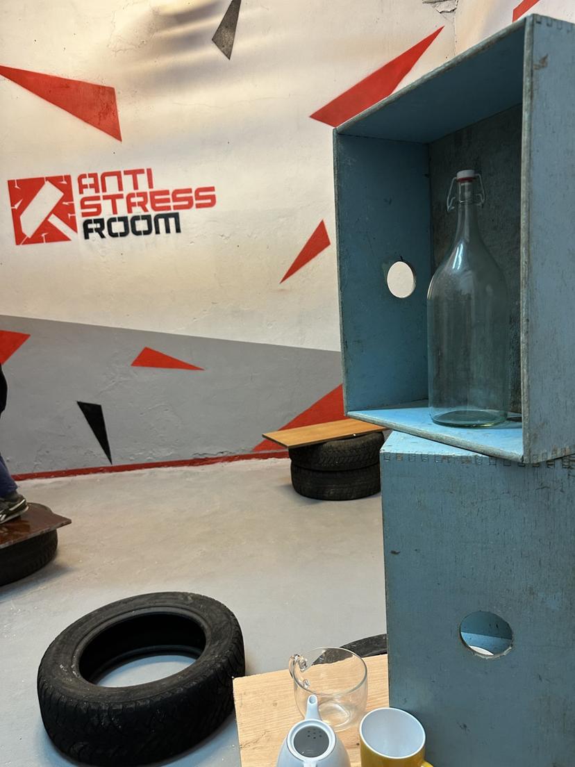 Dusmu izlādes istaba - trauku sišana (30min., 1-2 pers.)