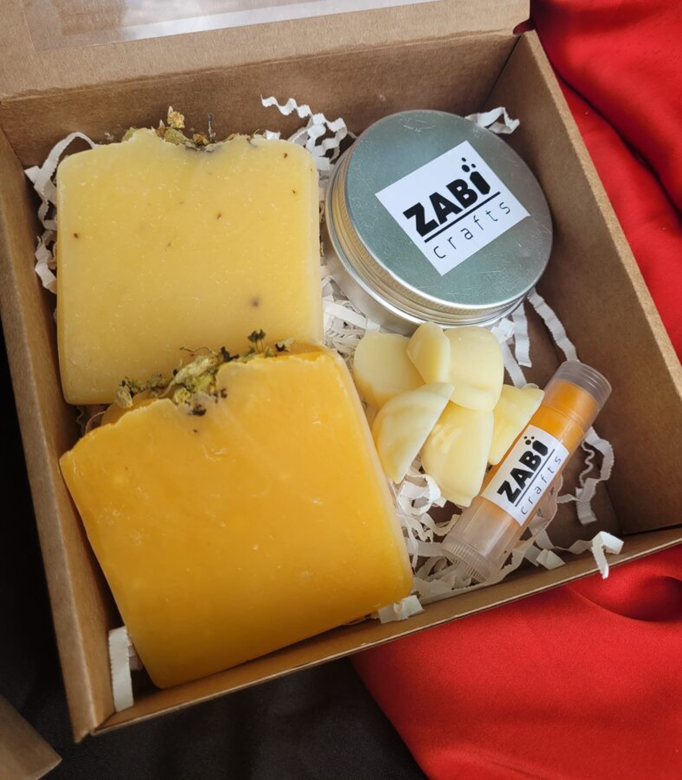 Подарочный комплект натуральной косметики латвийского производства от "ZABI Crafts"