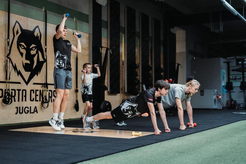 Jauniešu fiziskās sagatavotības treniņi "Sporta centrs Jugla"