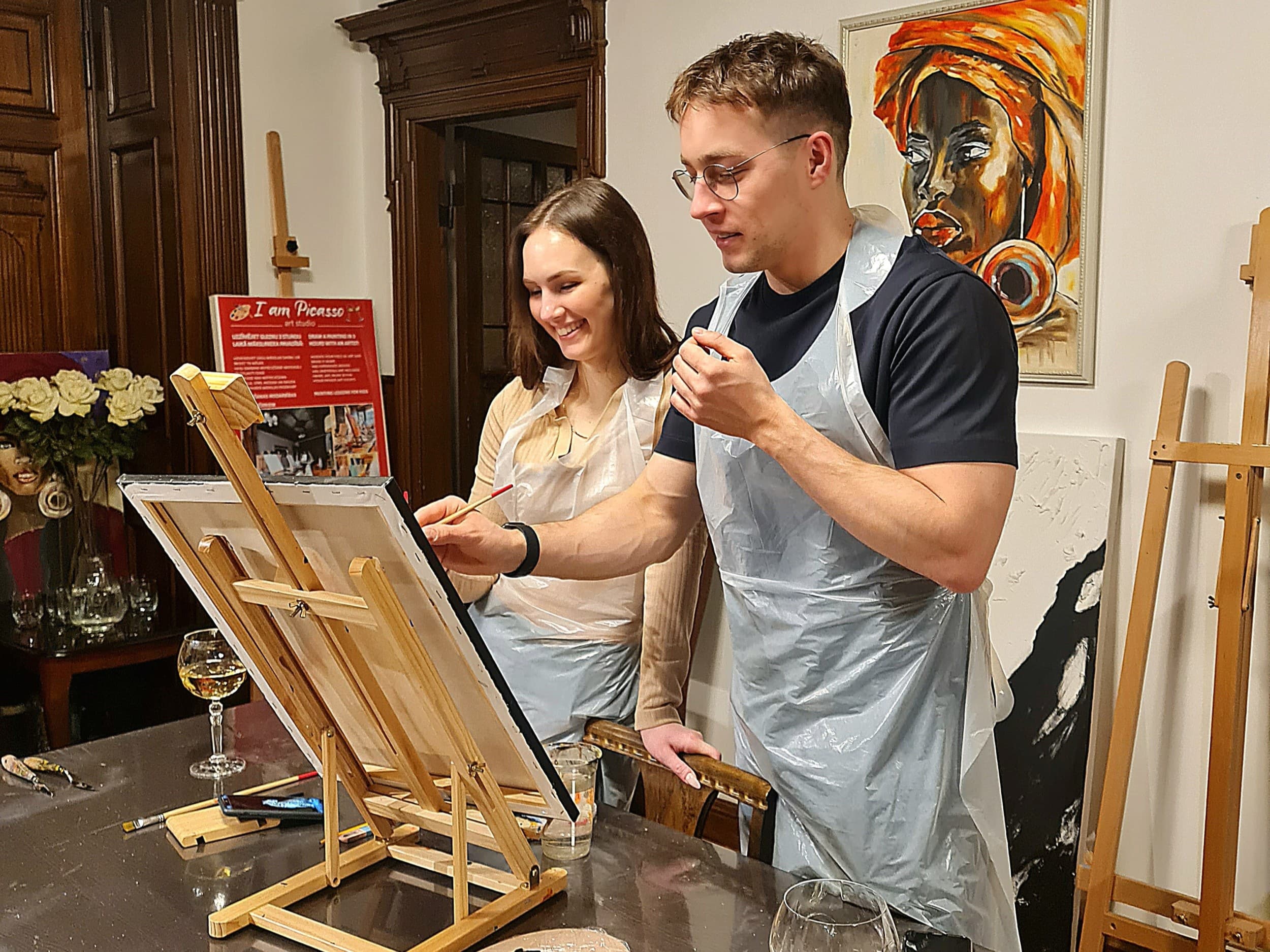 Gleznošanas meistarklase "Art-randiņš diviem" | Davanu Serviss