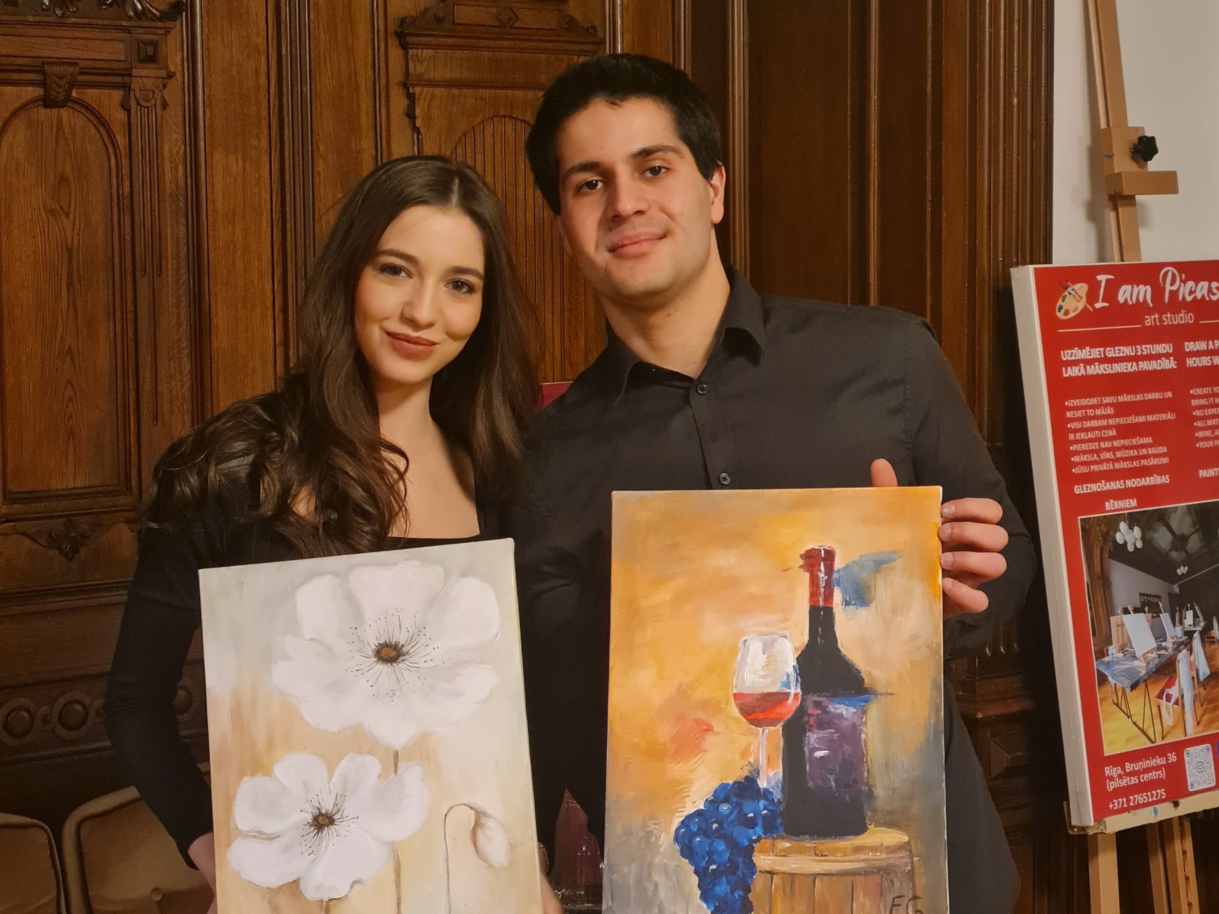 Gleznošanas meistarklase "Art-randiņš diviem" | Davanu Serviss