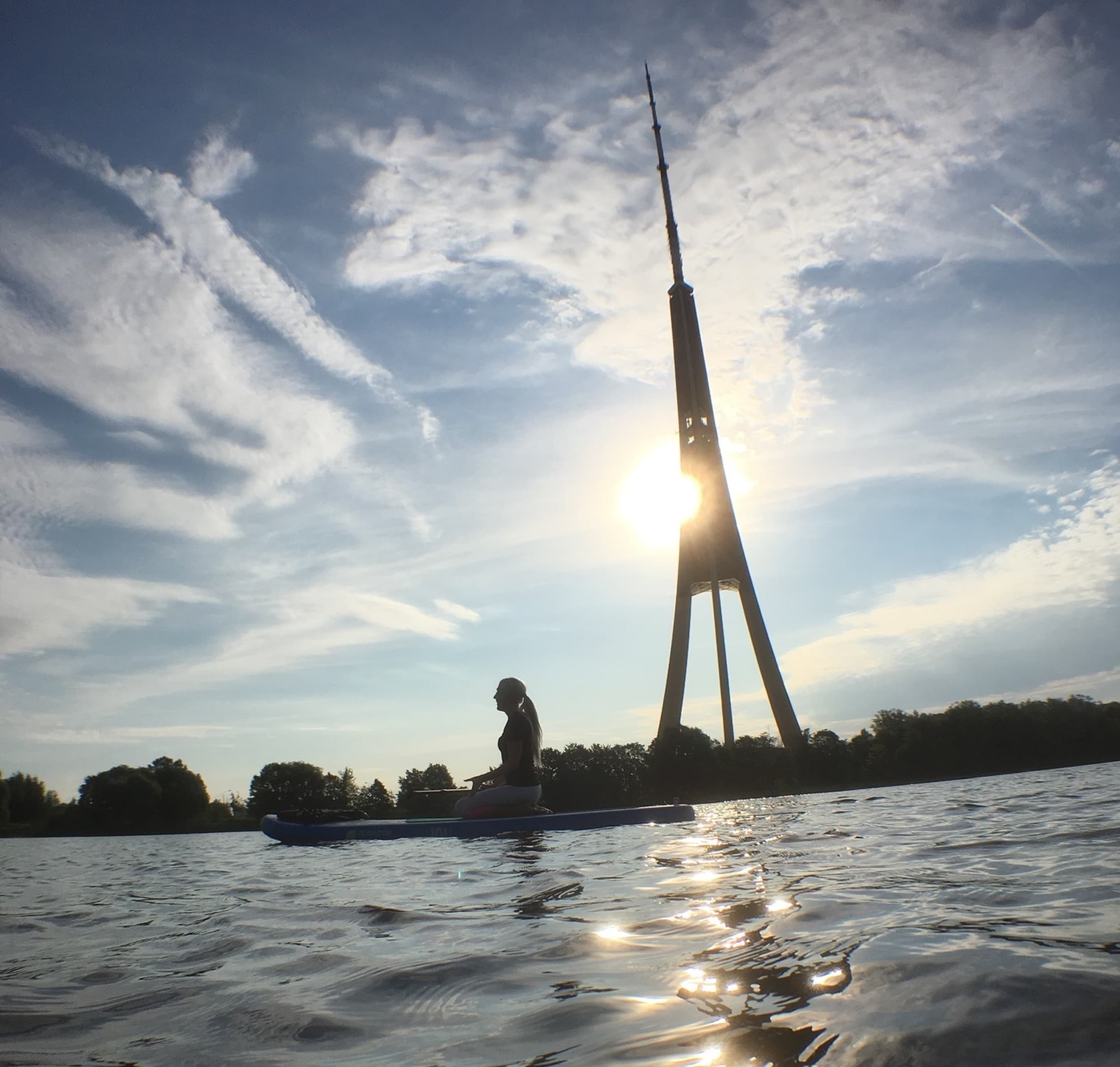 Сплав по Даугаве на SUP-доске от Закюсалы