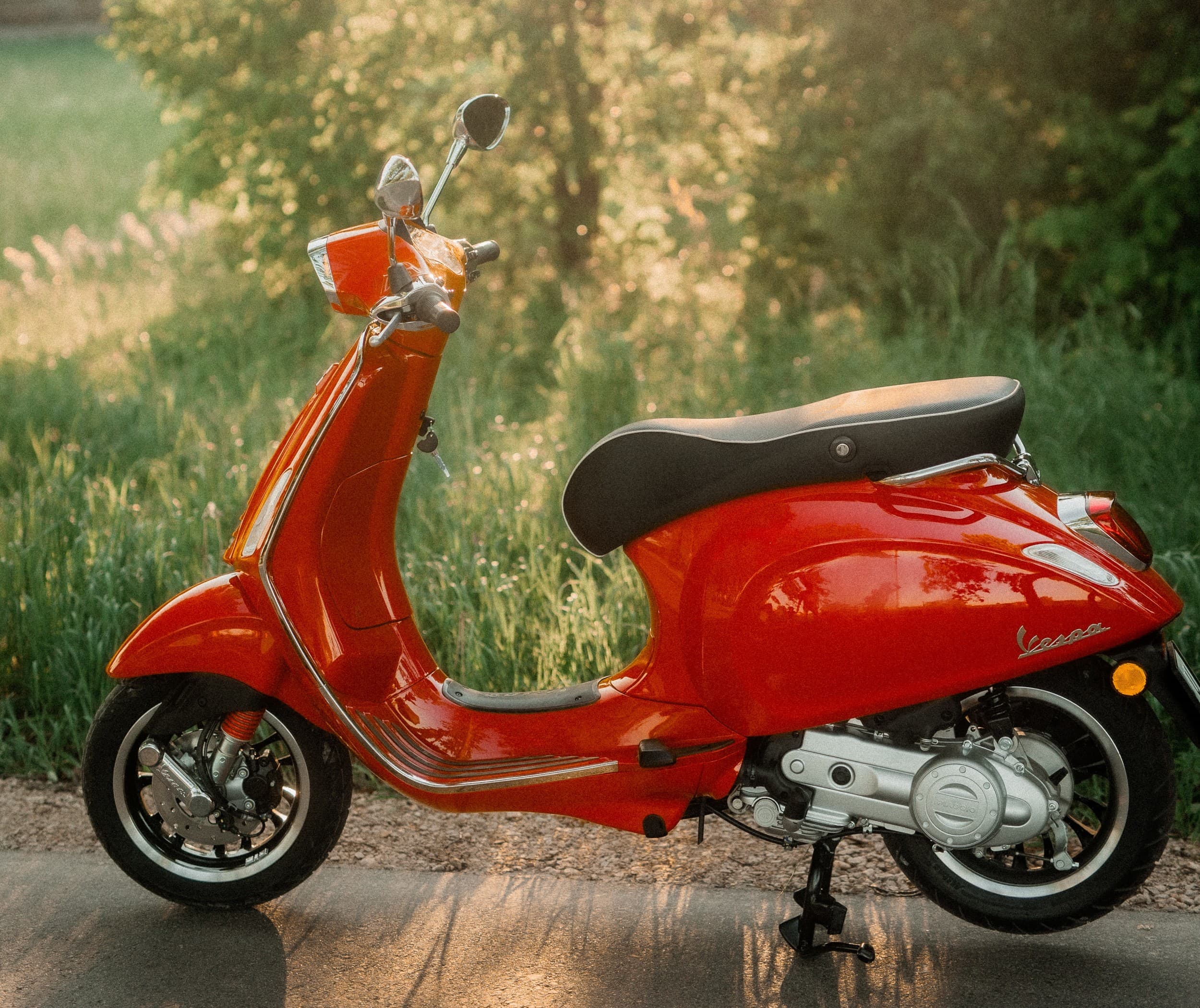 Izbrauciens ar motorolleri Vespa