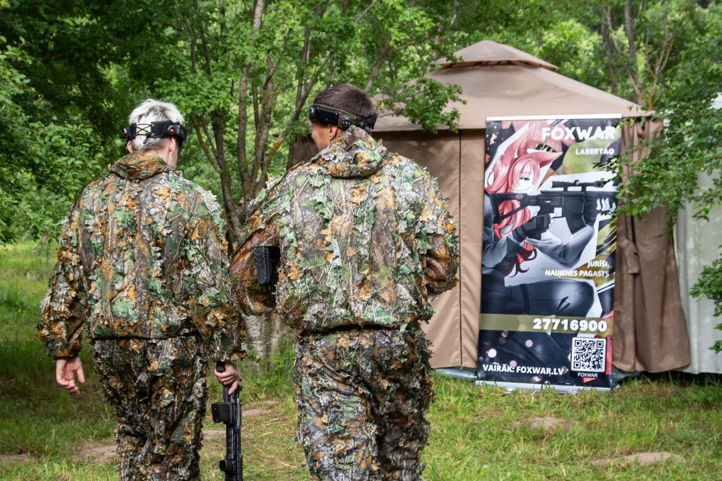 Lāzertaga spēle no "FOXWAR" Latgalē
