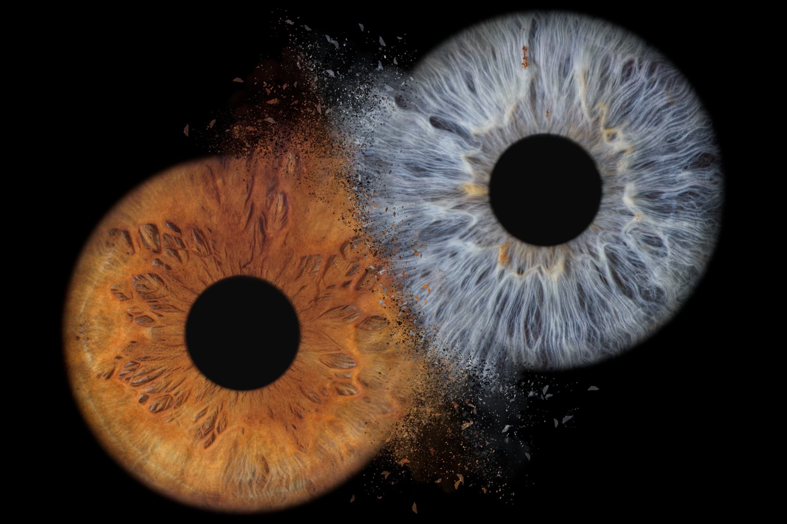Digitāls acs fotoattēls "ViiEye" studijā | Davanu Serviss