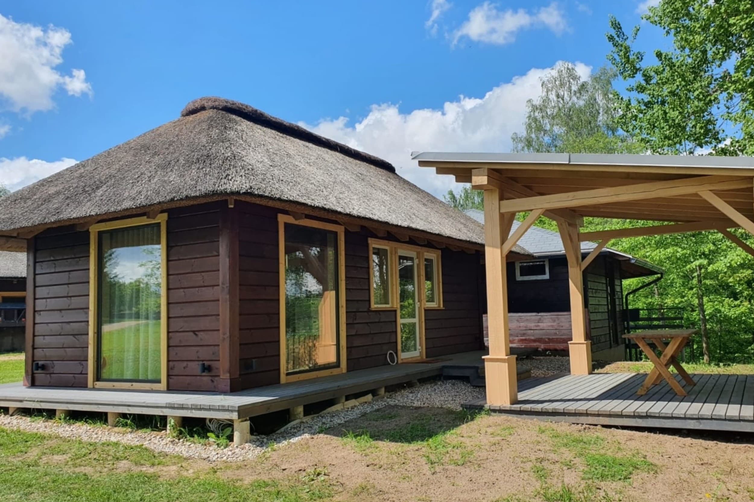 Eko brīvdienas pie ezera Viesu Sētā "Locu Sala" (vasaras sezona) | Davanu Serviss