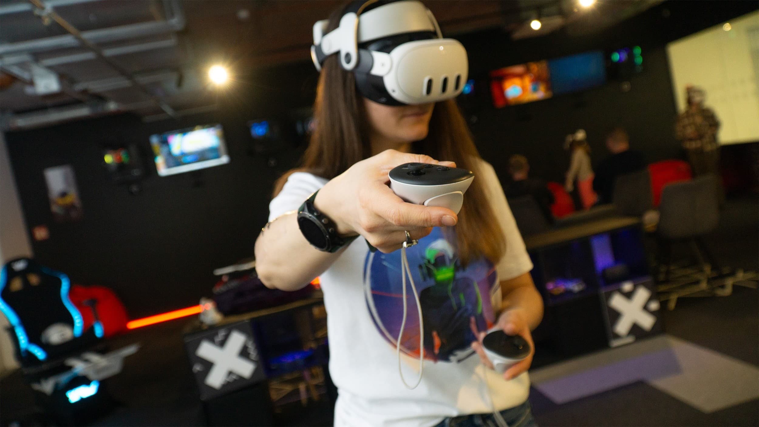 VR izklaides pie "VR Gaming" Rīgā diviem | Davanu Serviss