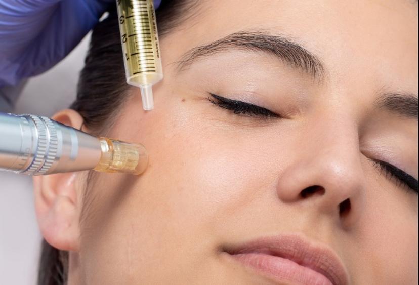 Fotoatjaunošanas procedūras sejai un kaklam + piena pīlings 