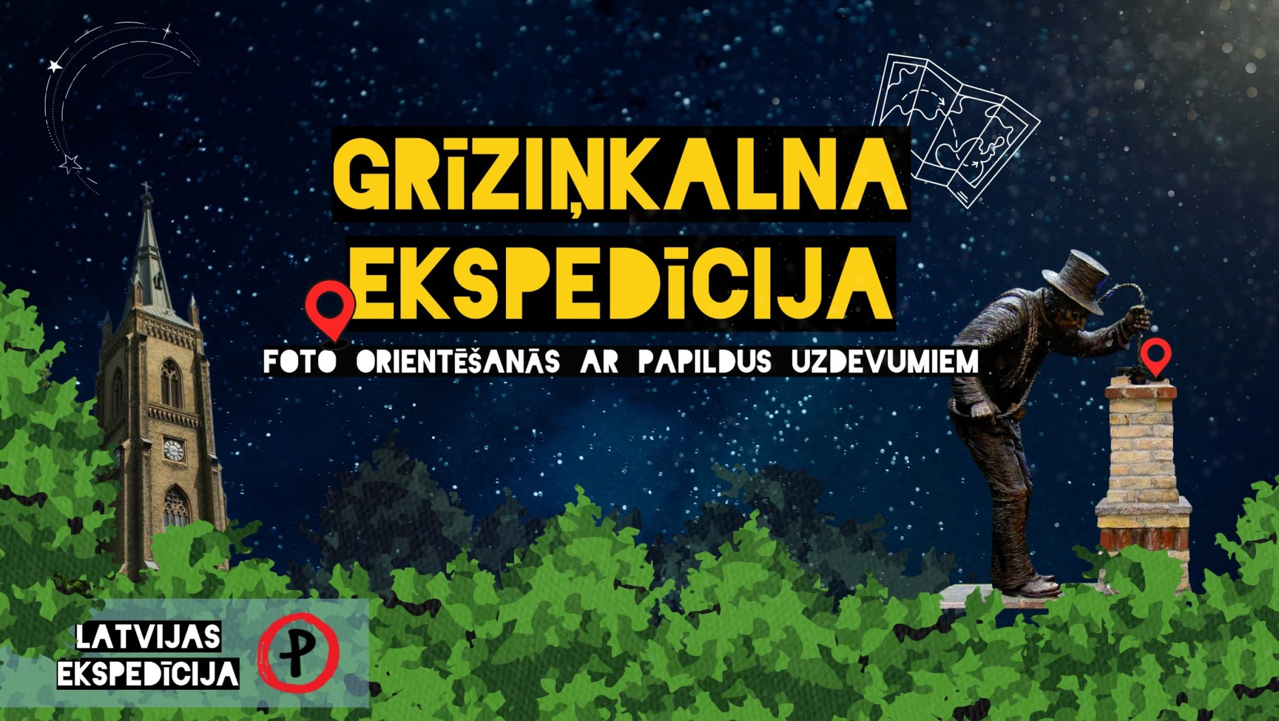 Игра с фото ориентированием - Экспедиция Гризинькалнса | Davanu Serviss