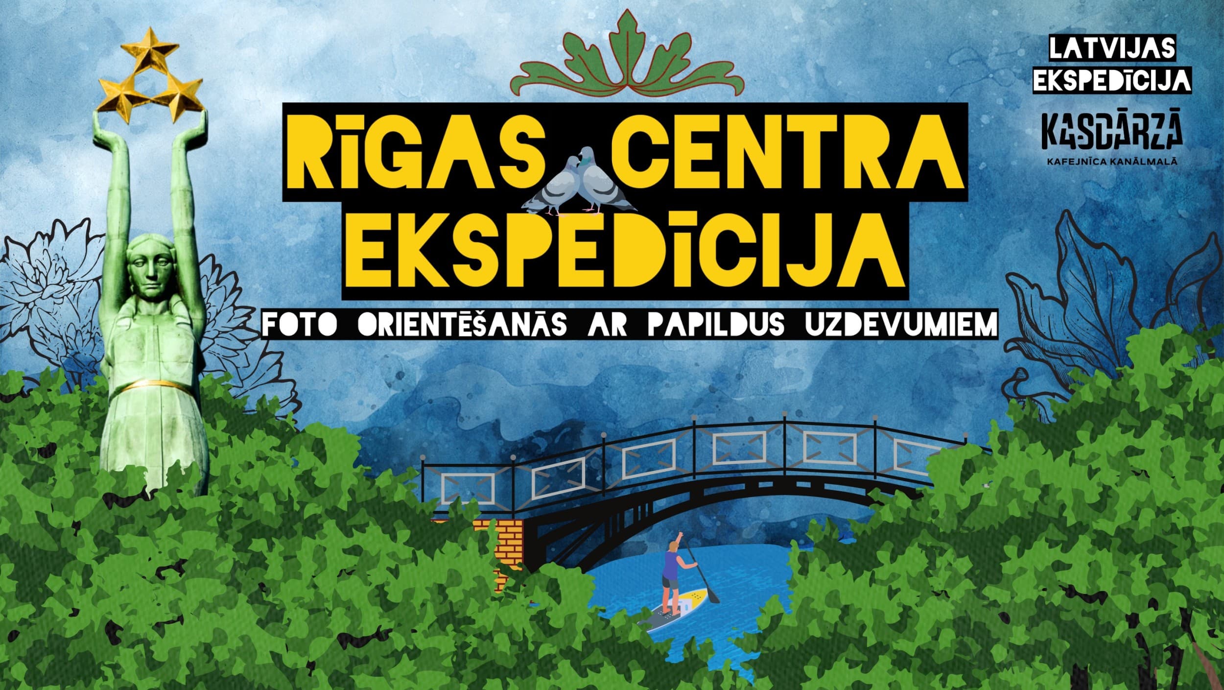 Piedzīvojumu spēle, foto orientēšanās - Rīgas centra ekspedīcija