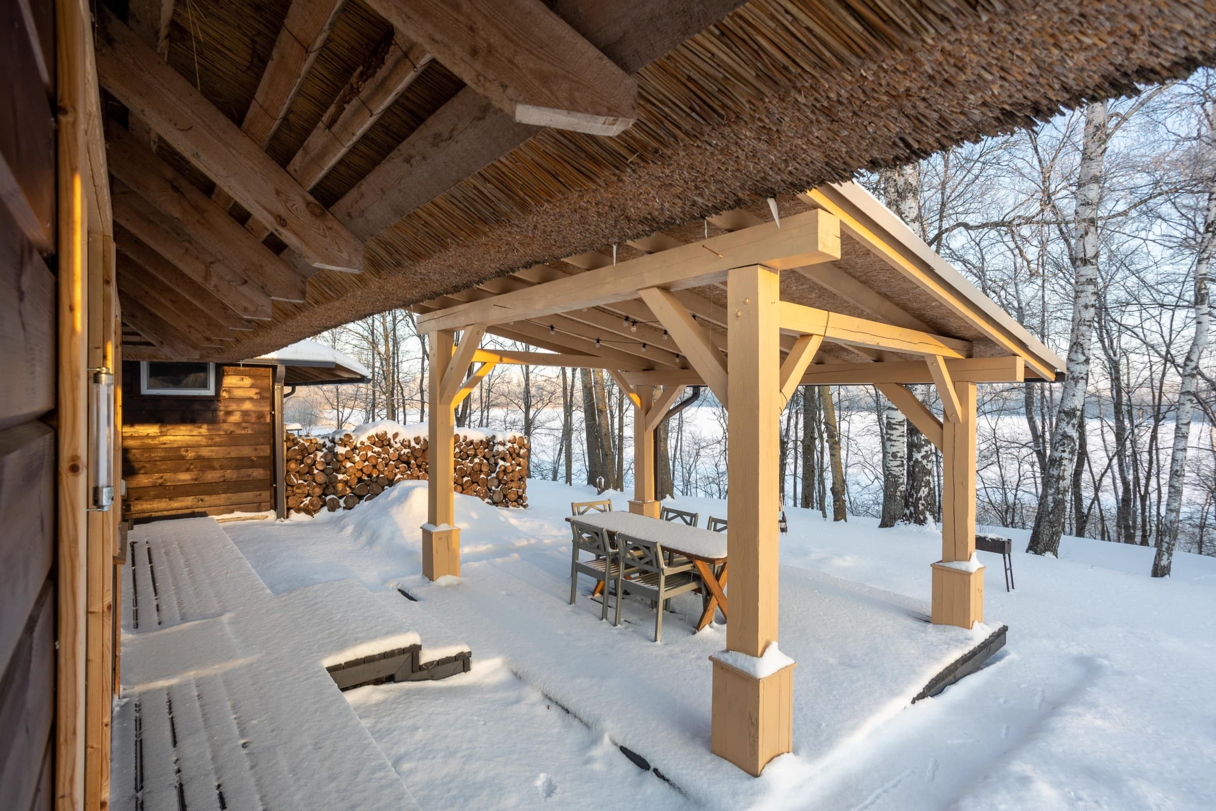 Brīvdienas dabas parkā Viesu Sētā "Locu Sala" (ziemas sezona) | Davanu Serviss